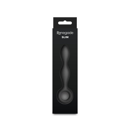 NS Novelties Renegade Slim Black Anal Plug – Tapered Design for Comfort
