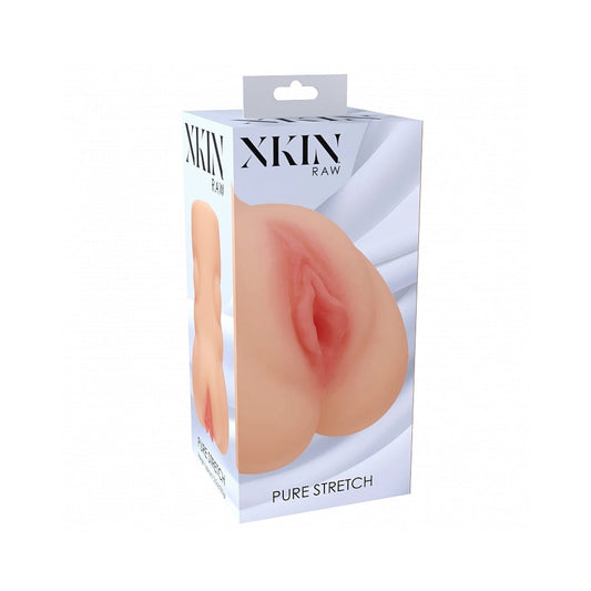 Xkin Raw Pure Stretch Stroker – Beige – Non-Sticky TPE Material