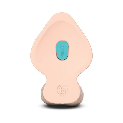 b-Vibe Slipskin Girthy Silicone Dildo 9 in. Realistic Cream