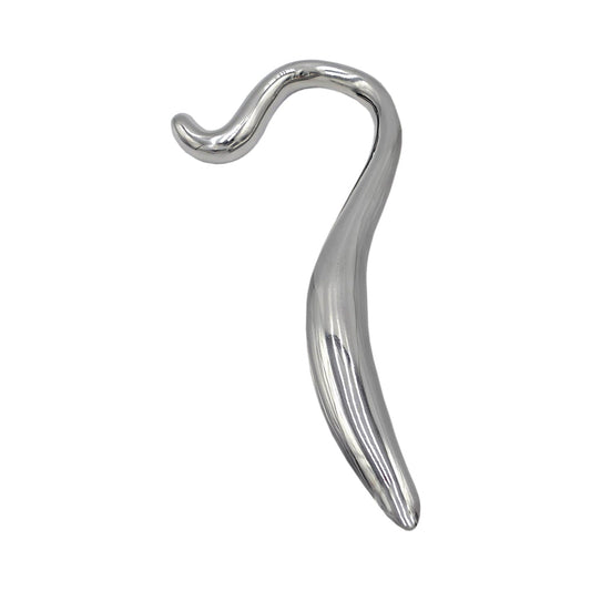 Rouge Stainless Steel Hollow Curved Wand – Silver/Steel/Chrome