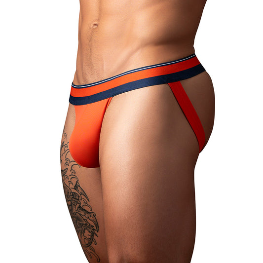 Male Power Soo Comfy Jock – Supportive Modal Jockstrap in Orange L/XL