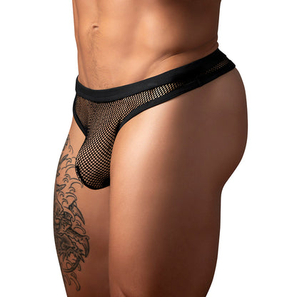 Male Power Fishnet 2.0 Bong Thong – Black – L/XL
