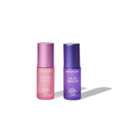 Eye of Love Bloom Day to Night Pheromone Roll-On Set – Sunny Daze & Lilac Dream
