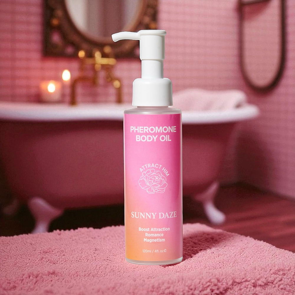 Eye of Love Sunny Daze Pheromone Body Oil 4 oz. – Bright Citrus and Floral Notes
