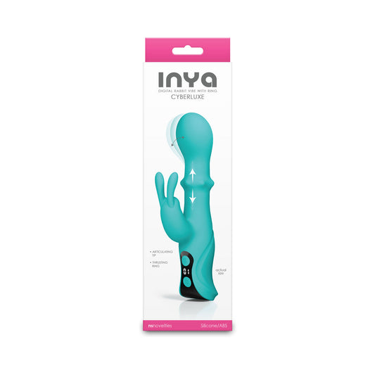INYA Cyberluxe Aqua Rabbit Vibrator with G-Spot Stimulation – Teal