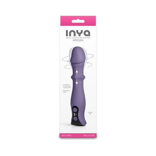INYA Integra Vibrator with Digital Display and Rotating Head – Gray