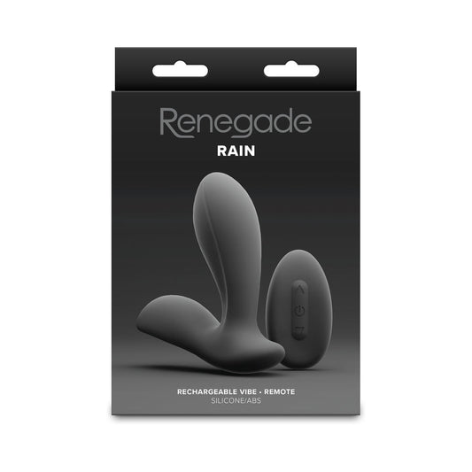 Renegade Rain by NS Novelties – Silicone Prostate Massager – Black