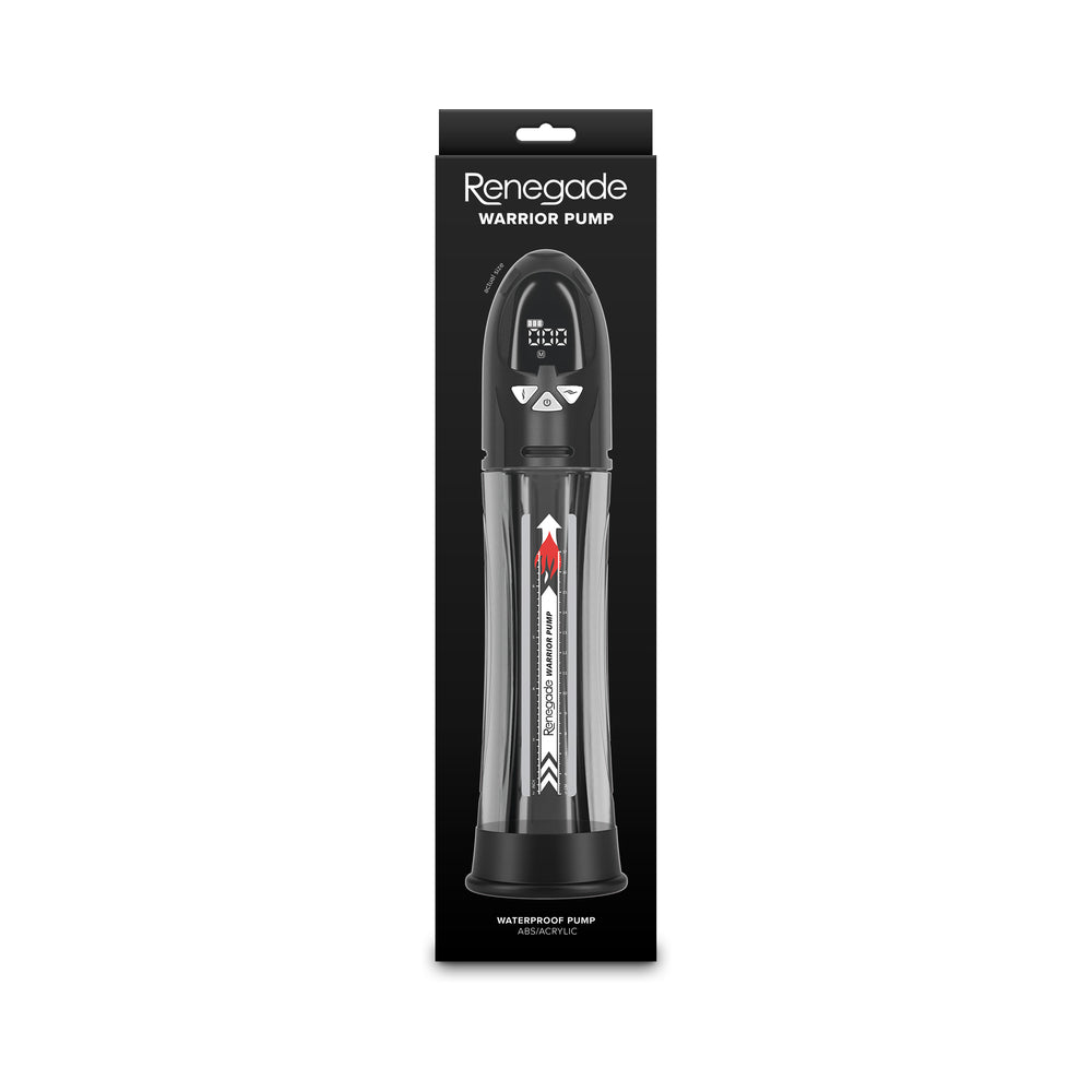 NS Novelties Renegade Warrior Pump – Waterproof Pump for Intimate Use – Black