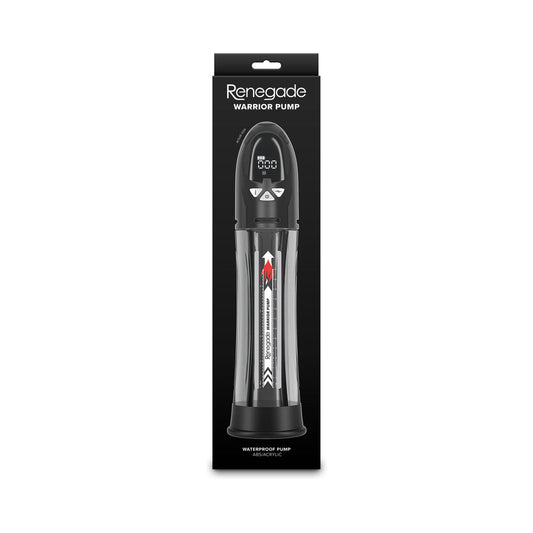 NS Novelties Renegade Warrior Pump – Waterproof Pump for Intimate Use – Black