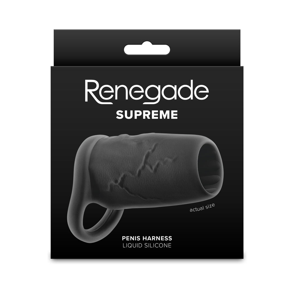 Renegade Supreme Black Silicone Sleeve with Ball-Drop Feature