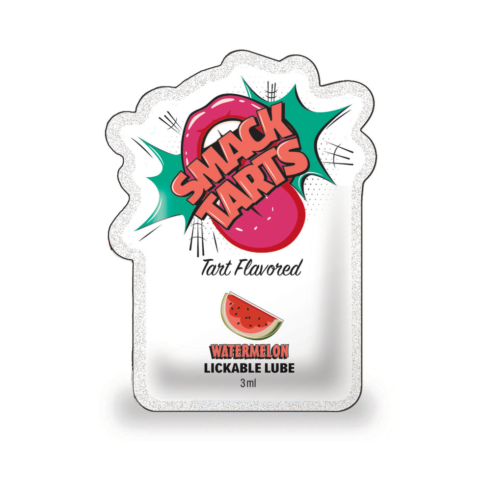 Smack Tarts Sour Lube Display – 36 Pouches of Water-Based Flavored Lubricant