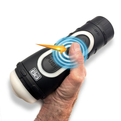 MSTR B8 Goon&Grip Vibrating Pressure Play Stroker – Black