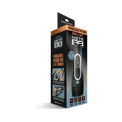MSTR B8 Goon&Grip Vibrating Pressure Play Stroker – Black