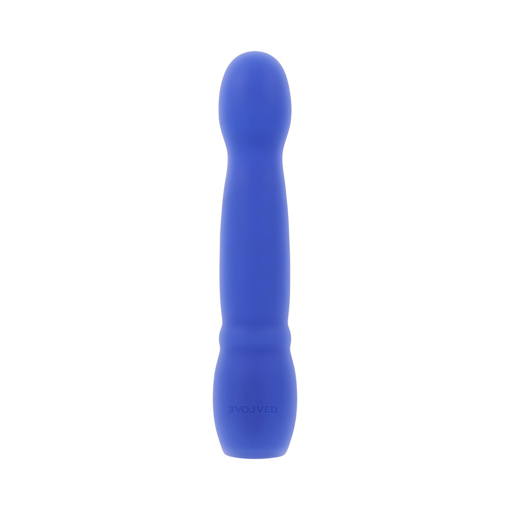 Evolved Disco Diva Vibrating Toy with Light Effects – Blue