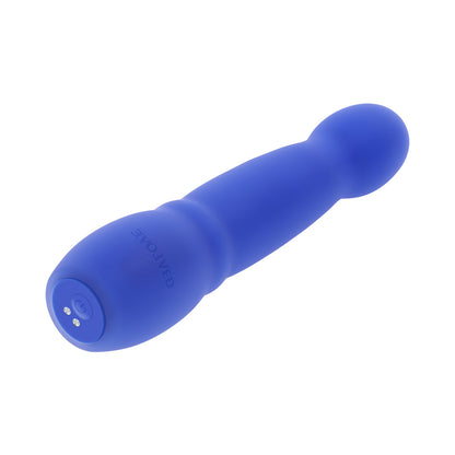 Evolved Disco Diva Vibrating Toy with Light Effects – Blue