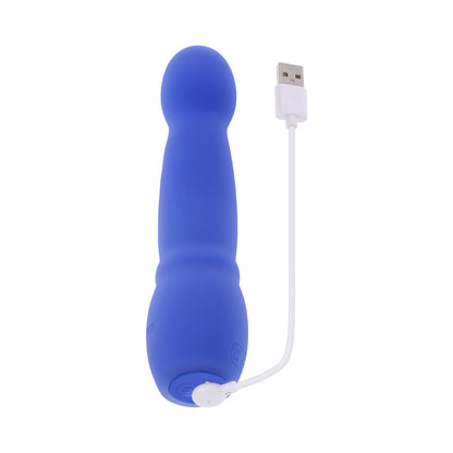 Evolved Disco Diva Vibrating Toy with Light Effects – Blue