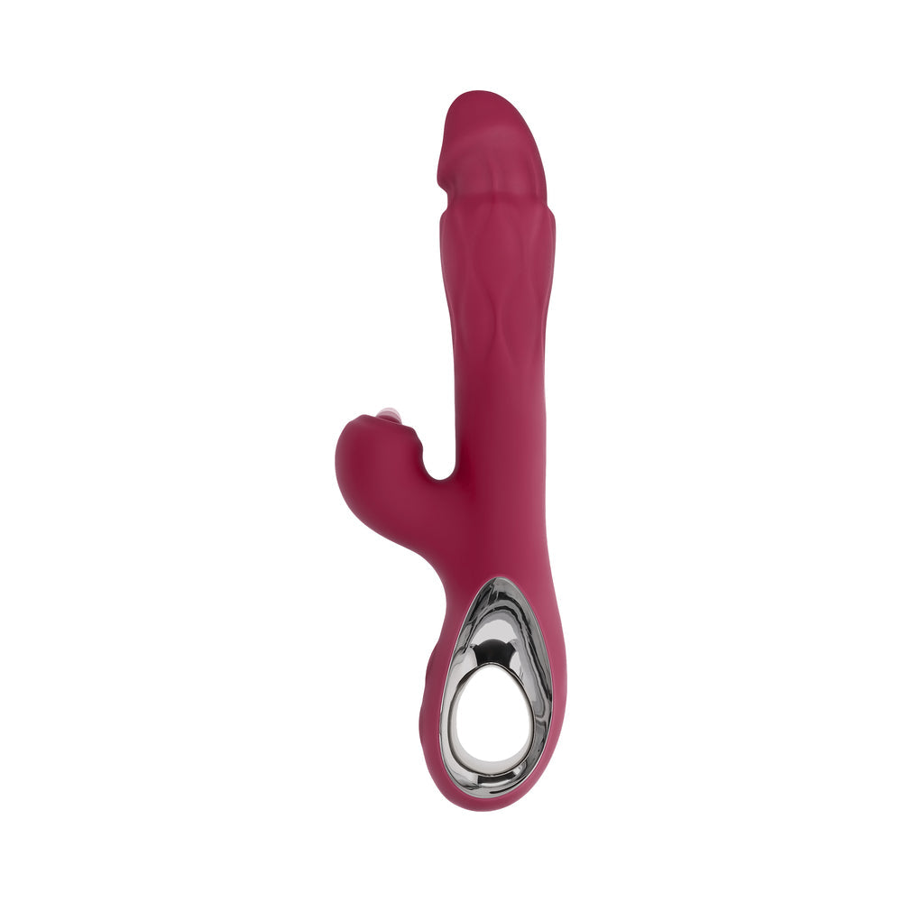 Evolved Bursting With Pleasure Dual Vibrator – Burgundy