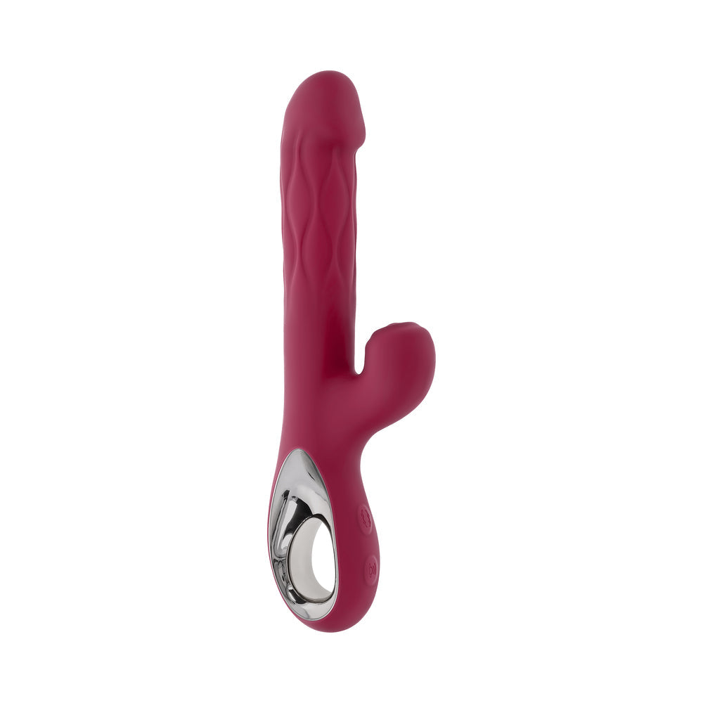 Evolved Bursting With Pleasure Dual Vibrator – Burgundy