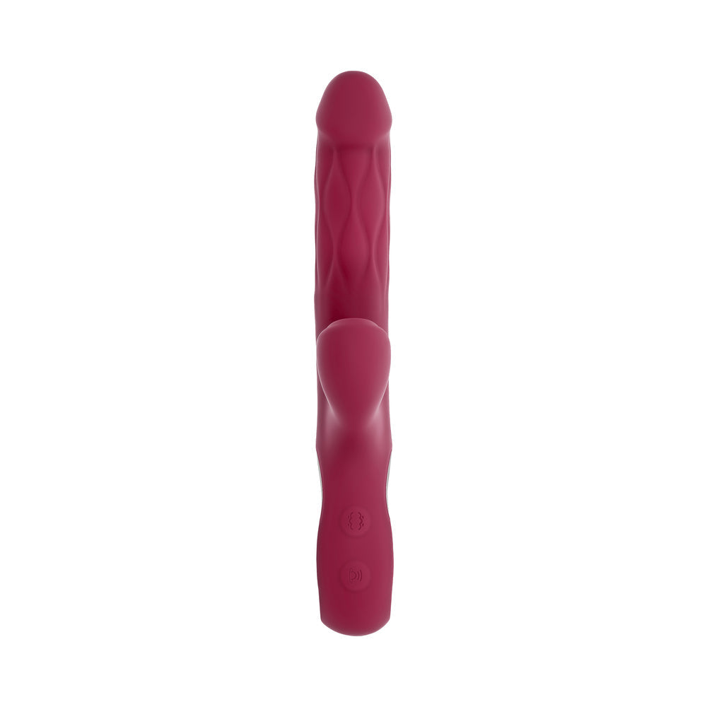 Evolved Bursting With Pleasure Dual Vibrator – Burgundy