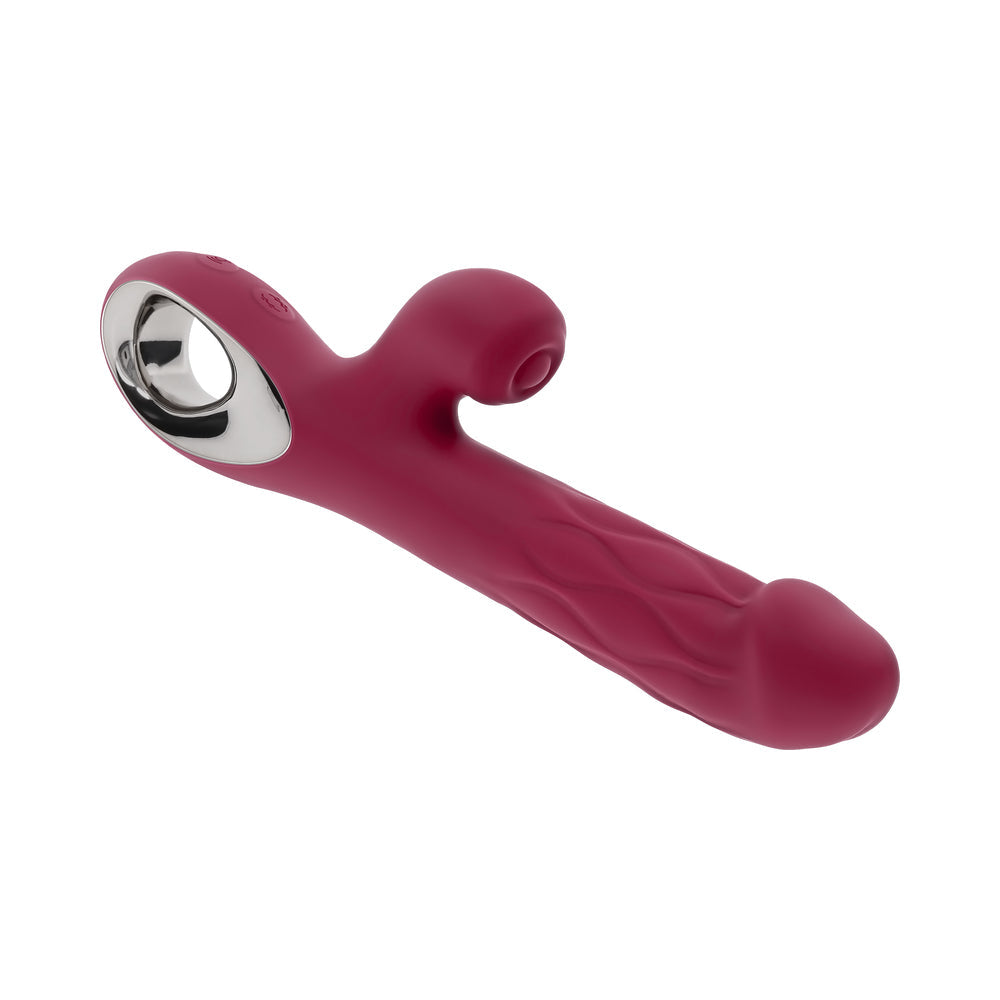 Evolved Bursting With Pleasure Dual Vibrator – Burgundy