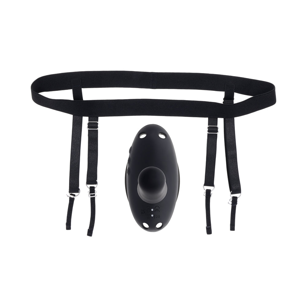 Evolved Come Closer Remote-Controlled Pleasure Base Vibrator – Black