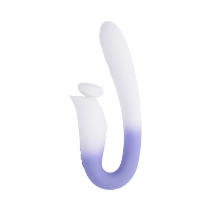 Evolved Spring Loaded Lilac Vibrator with Dual Motors and Tapping Points