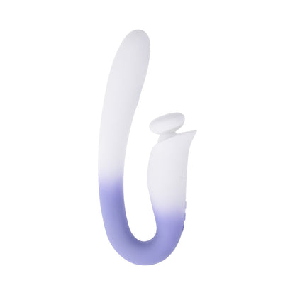Evolved Spring Loaded Lilac Vibrator with Dual Motors and Tapping Points