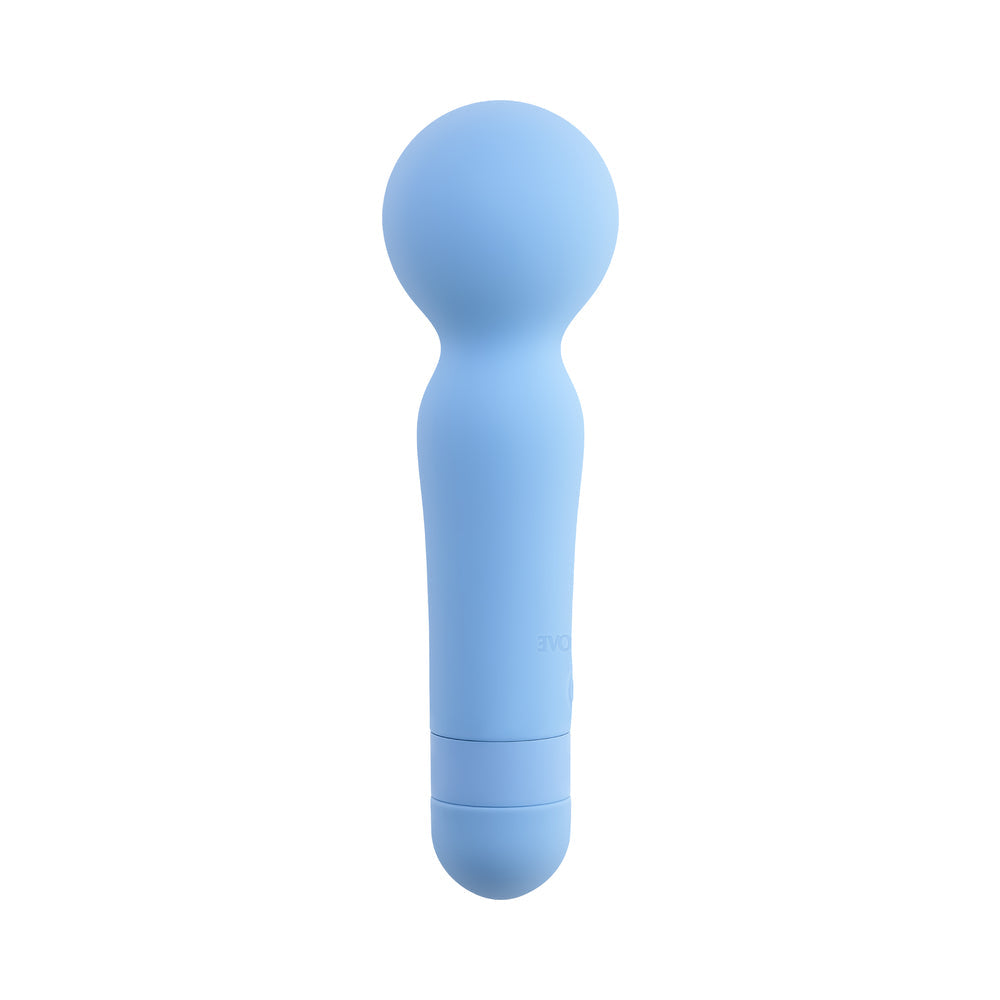Evolved Iris Sky Waterproof Silicone Pleasure Wand – Blue