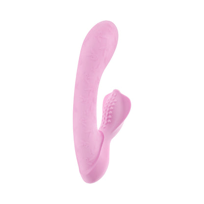 Playboy Rabbit Party Petal Dual Vibrator - Light Pink