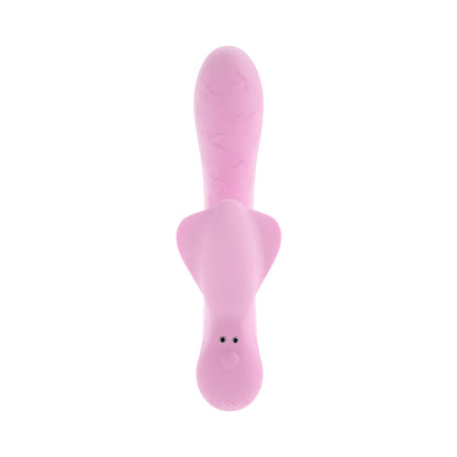 Playboy Rabbit Party Petal Dual Vibrator - Light Pink