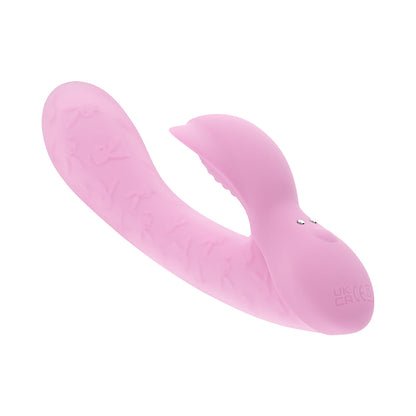 Playboy Rabbit Party Petal Dual Vibrator - Light Pink
