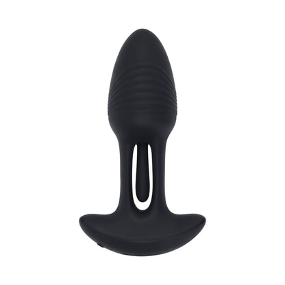 Playboy Rim Shot 2 AM Vibrating Flicking Plug – Black