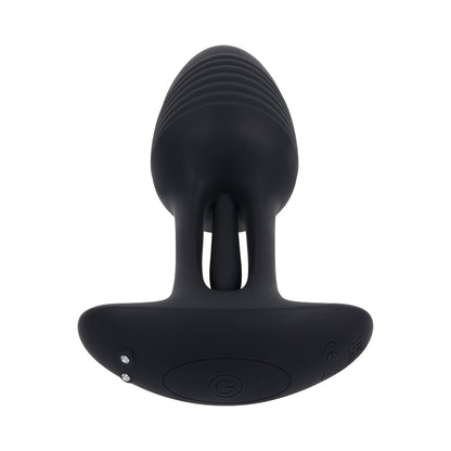 Playboy Rim Shot 2 AM Vibrating Flicking Plug – Black
