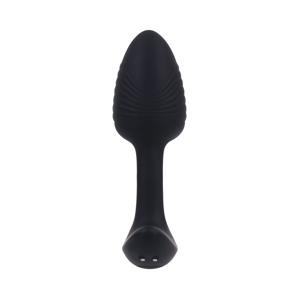 Playboy Rim Shot 2 AM Vibrating Flicking Plug – Black