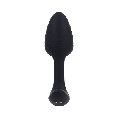 Playboy Rim Shot 2 AM Vibrating Flicking Plug – Black