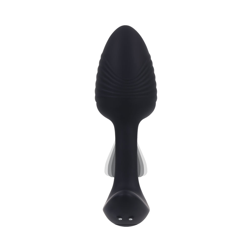 Playboy Rim Shot 2 AM Vibrating Flicking Plug – Black