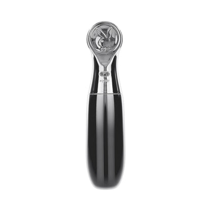 Playboy Bon Voyage Hematite/Chrome Tapping Toy with 7 Speeds