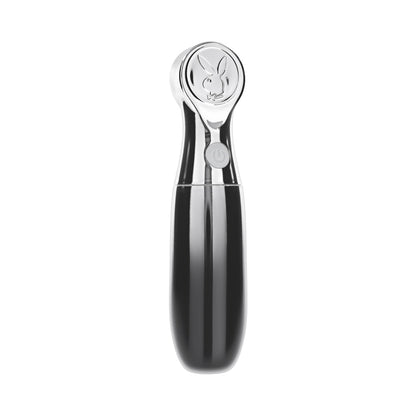 Playboy Bon Voyage Hematite/Chrome Tapping Toy with 7 Speeds