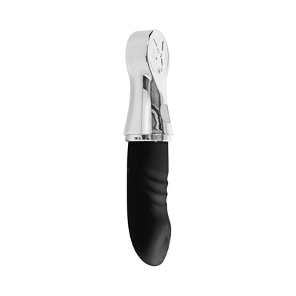 Playboy Bon Voyage Hematite/Chrome Tapping Toy with 7 Speeds