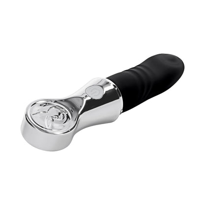 Playboy Bon Voyage Hematite/Chrome Tapping Toy with 7 Speeds