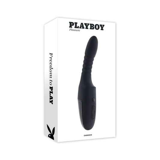 Playboy Overdrive 2 AM Thrusting Heating Vibrator – Black