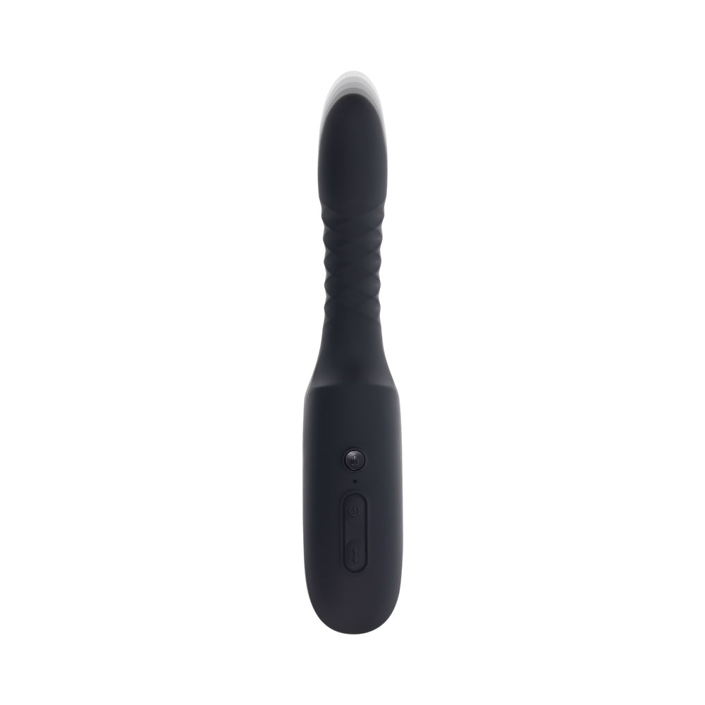 Playboy Overdrive 2 AM Thrusting Heating Vibrator – Black