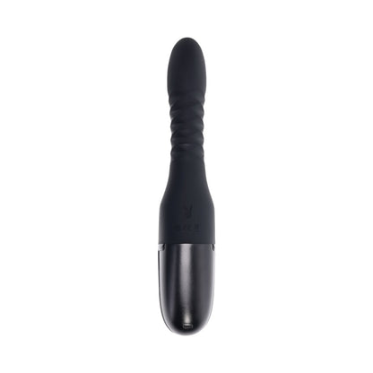 Playboy Overdrive 2 AM Thrusting Heating Vibrator – Black