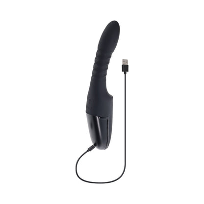 Playboy Overdrive 2 AM Thrusting Heating Vibrator – Black