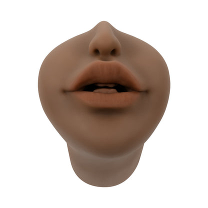 Zero Tolerance Channel Heart Realistic Kiss & Tell Stroker – Brown