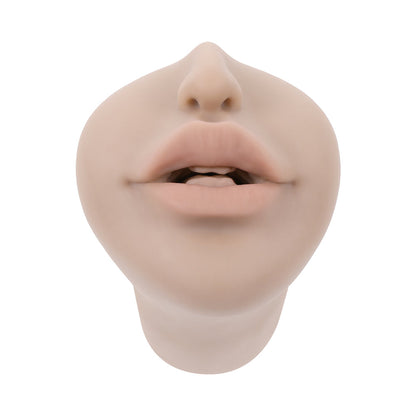 Zero Tolerance Riley Reid Kiss & Tell Stroker with Vibrating Feature – Vanilla/Ivory/Beige