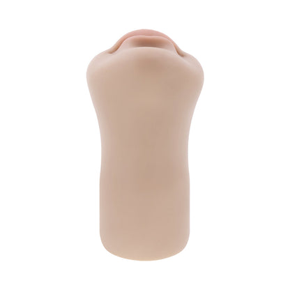 Zero Tolerance Riley Reid Kiss & Tell Stroker with Vibrating Feature – Vanilla/Ivory/Beige