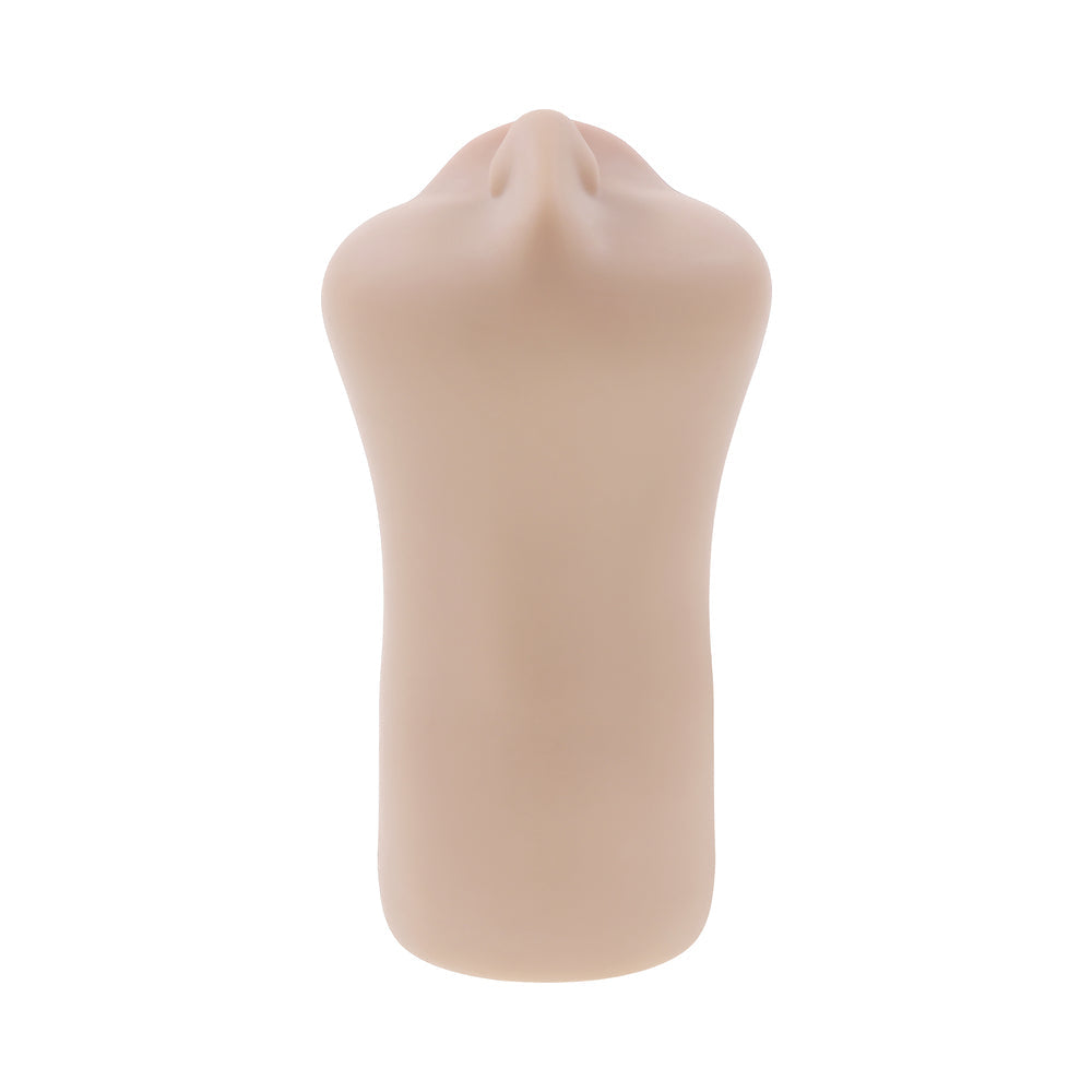 Zero Tolerance Riley Reid Kiss & Tell Stroker with Vibrating Feature – Vanilla/Ivory/Beige