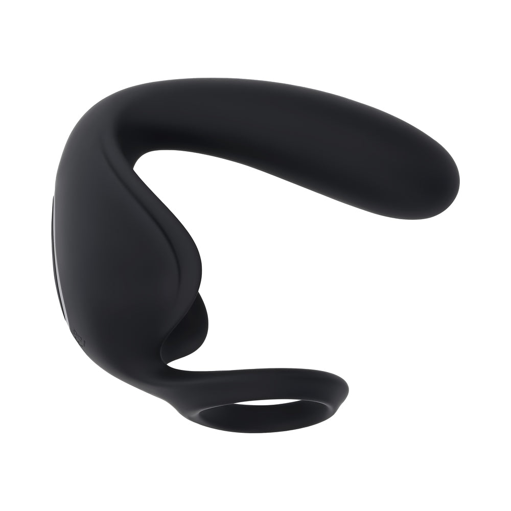 Zero Tolerance Ballin' Out Prostate Massager with Vibrating Shaft and Tapping Wings - Black