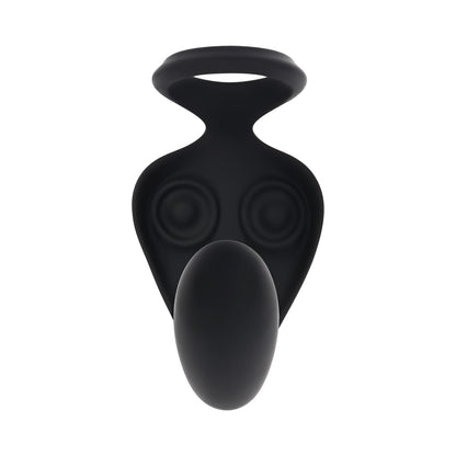 Zero Tolerance Ballin' Out Prostate Massager with Vibrating Shaft and Tapping Wings - Black